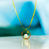 Pearl Circle Pendant